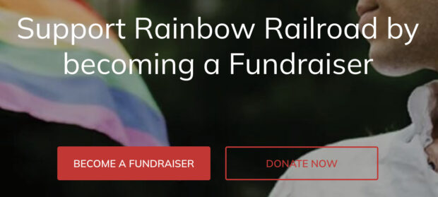 Create an online fundraising page for Rainbow Rail...