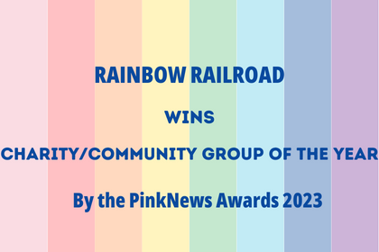 Rainbow Railroad wins Charity/Community Group of the...